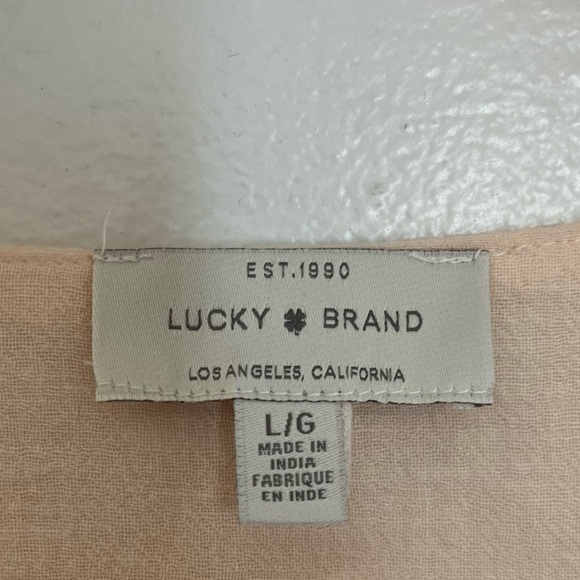 CLOSING SALE! 
🎉HP!!🎉 Lucky Brand | Peach Blouse Tunic - Picture 3 of 3